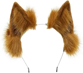 urocze-futrzane-kocie-lisie-uszy-cosplay-anime-furry-opaska-rude