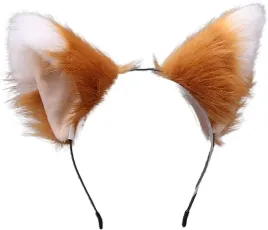 urocze-futrzane-kocie-lisie-uszy-cosplay-anime-furry-opaska-rudo-biale