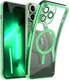 etui-iphone-13-pro-max-newtop-zielone-przezroczyste