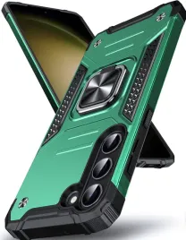 etui-galaxy-s23-plus-dasfond-ciemnozielone-pancerne-z-ringiem