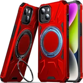 etui-dasfond-iphone-13-14-czerwone-pancerne-z-ringiem-360