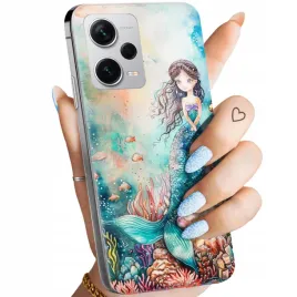 etui-do-xiaomi-redmi-note-12-pro-plus-wzory-syrenki-nimfy-morskie-panny