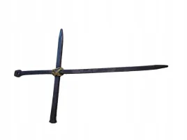 stalowy-kuty-krzyz-rustykalny-z-wezlem-mosieznym-30-cm