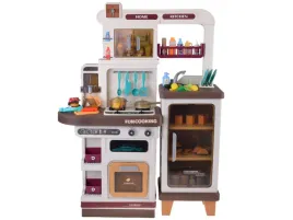 zabawkowa-interaktywna-brazowa-kuchnia-akcesoria