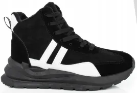 8961-czarne-damskie-ocieplane-sneakersy-botki-grube-futerko-40