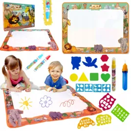 wodna-mata-wielofunkcyjna-z-motywem-safari-zestaw-z-pisakami-szablonami