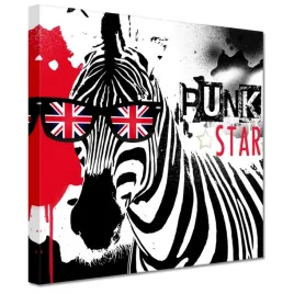 obrazy-20x20-zebra-punk-star-okulary