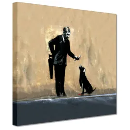 obrazy-20x20-banksy-dobry-piesek-pies