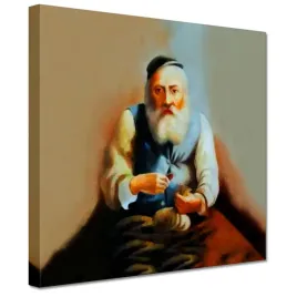 obrazy-20x20-zyd-liczacy-pieniadze