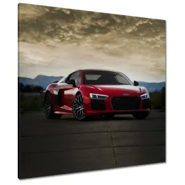 obrazy-90x90-czerwone-audi-samochod