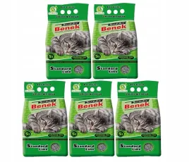 super-benek-standard-line-bentonitowy-zwirek-dla-kota-zielony-las-25l-litr