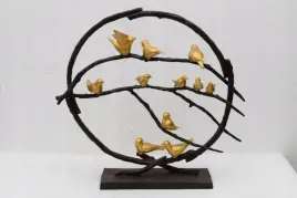 ptaszki-na-galezi-figura-z-brazu-ptaki-wroble-rzezba