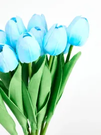tulipan-sztuczny-kwiat-34cm-niebieskie-bukiet-10-szt