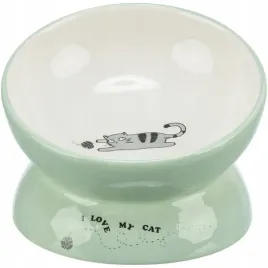 miska-ceramiczna-podwyzszona-dla-kota-wode-karme-trixie-015l-13cm-zielona