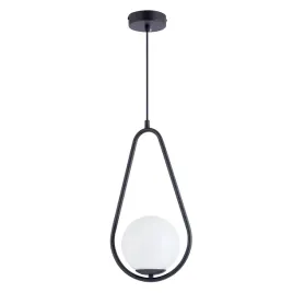 lampa-wiszaca-sufitowa-biala-kula-szklana-czarny-metal-industrialna-loftowa