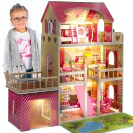 duzy-domek-dla-lalek-drewniany-kinderplay-led-willa-xxl-meble-garaz-90cm