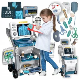 duzy-zestaw-lekarski-ekg-rtg-rentgen-xxl-maly-lekarz-doktor-wozek-medyczny