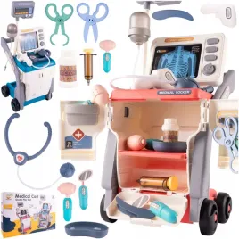 duzy-zestaw-lekarski-ekg-akcesoria-na-wozku-maly-doktor-lekarz-dla-dzieci