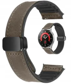 szarobrazowy-magnetyczny-pasek-opaska-18mm-do-zegarkow-huawei-fosiil-garmin