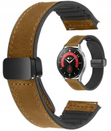 jasnobrazowy-magnetyczny-pasek-opaska-18mm-do-zegarkow-huawei-fosiil-garmin