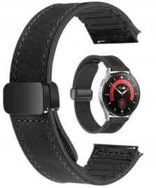 czarny-magnetyczny-pasek-opaska-18mm-do-zegarkow-huawei-fosiil-garmin