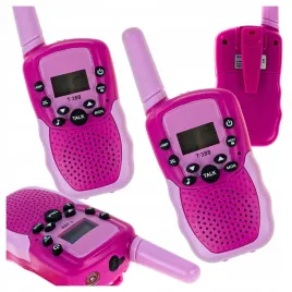 krotkofalowka-dla-dzieci-walkie-takie-rozowe-wyswietlacz-latarka-zestaw-2el