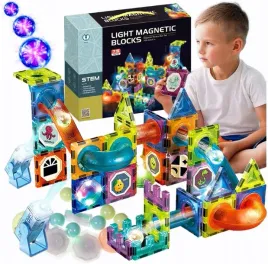 klocki-magnetyczne-konstrukcyjne-tor-kulkowy-rainbow-magnetic-tiles-panele