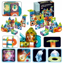 klocki-magnetyczne-swiecace-stem-75-elementow-tor-kulkowy-led3-magna-tiles