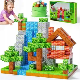 magnetyczny-klocki-minecraft-zestaw-wielka-blokow-gra-zielona-pilka-100el