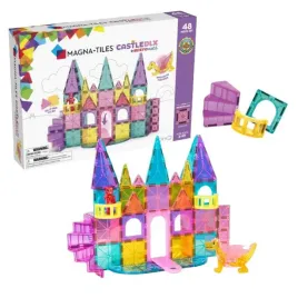 magna-tiles-magnetyczne-klocki-konstrukcyjne-zamek-dlx-48-el-smok-wieza