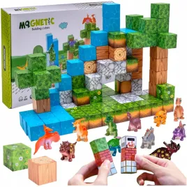 klocki-magnetyczne-3d-kostki-budowlane-dinozaury-pixele-zestaw-114-el