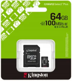karta-pamieci-microsd-64gb-kingston-canvas-select-plus-microsdxc-c10-uhs-1