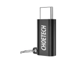 adapter-przejsciowka-choetech-micro-usb-usb-c-typ-c-czarny-stan-nowy