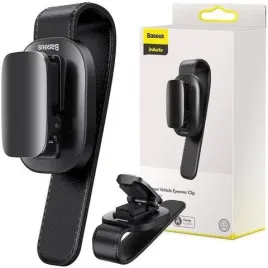 baseus-uchwyt-wieszak-na-okulary-klips-samochodowy-czarny