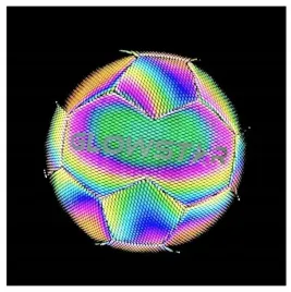 pilka-nozna-holograficzna-odblaskowa-odbijajaca-swiatlo-do-treningu