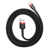 kabel-50cm-baseus-cafule-lightning-usb-24a-czarno-czerwony-stan-nowy