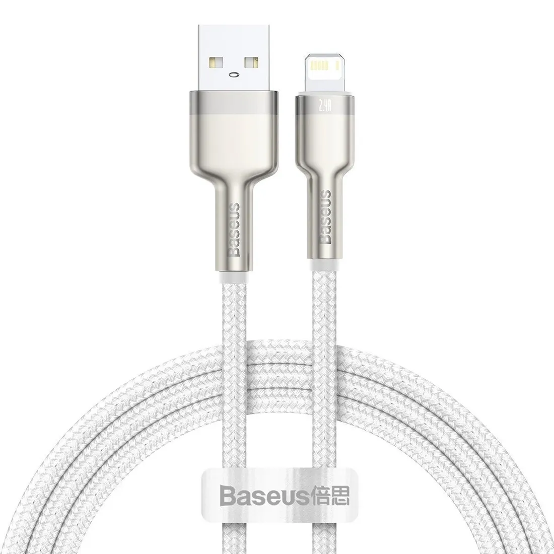 kabel-usb-do-lightning-baseus-cafule-2-4a-1m-bialy-stan-nowy