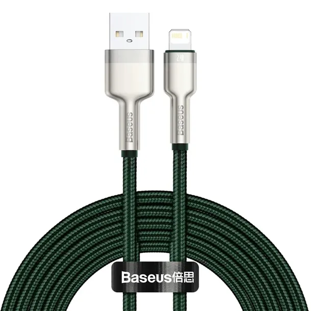 kabel-usb-do-lightning-baseus-cafule-2-4a-2m-zielony-stan-opakowania-oryginalne
