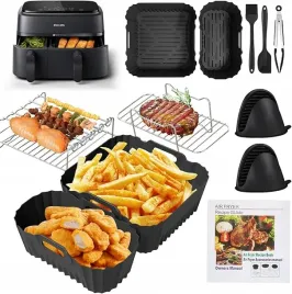 akcesoria-do-philips-airfryer-dual-basket-ruszt-szczypce-formy
