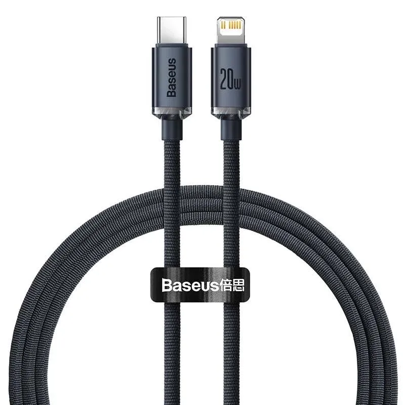 kabel-usb-c-do-lightning-baseus-crystal-20w-pd-1-2m-czarny-stan-nowy