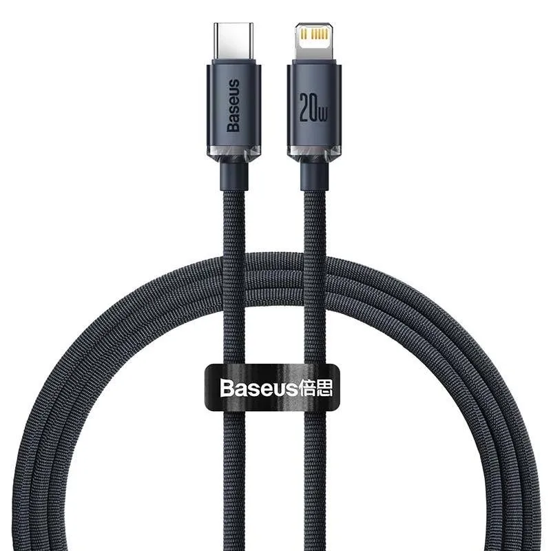 kabel-usb-c-do-lightning-baseus-crystal-20w-pd-1-2m-czarny-stan-nowy