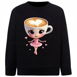 bluza-dziecieca-bez-kaptura-cappuccina-ballerina-bawel-nadruk-110-122-w753