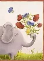 mini-karnet-b8-slon-z-bukietem