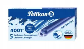 naboje-dlugie-pelikan-4001-niebieskie-5-sztuk