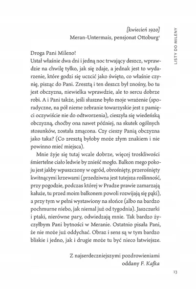 listy-do-mileny-tytul-listy-do-mileny-elzbieta-ptaszynska-sadowska-franz-kafka