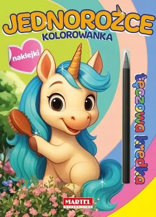 kolorowanka-z-kredka-jednorozce
