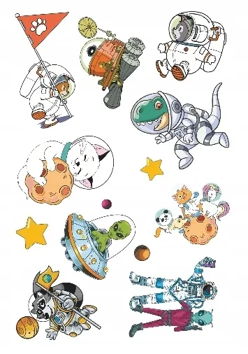 kolorowanka-z-tatuazami-kosmos-stan-nowy