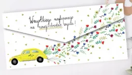 karnet-w-ksztalcie-koperty-slubny-zolte-auto