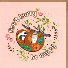 karnet-z-leniwcem-na-galezi