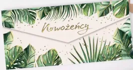 karnet-w-ksztalcie-koperty-slubny-monstera